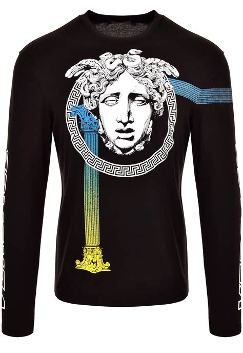 versace dollar t-shirt|Versace long sleeve t shirts.